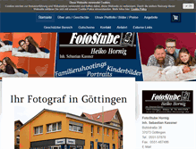 Tablet Screenshot of fotostube-hornig.de